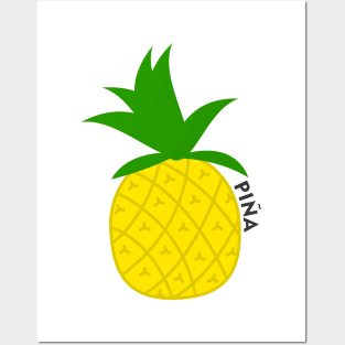 Pineapple Fruit Puerto Rico Caribbean Tropical Latino Food Posters and Art